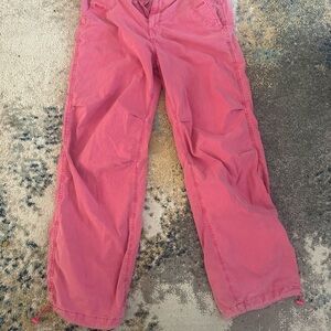 American Eagle Outfitters Pink Straight Leg  cargo Pants